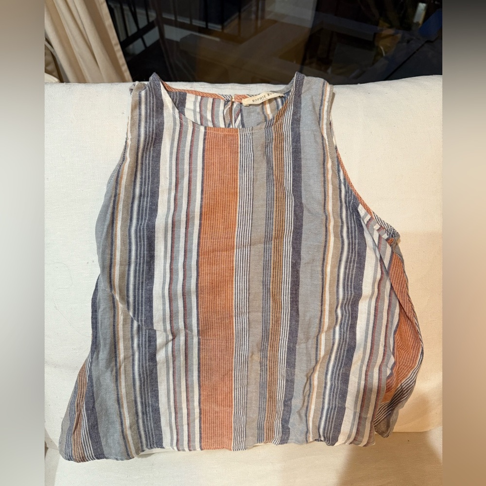 Striped Sleeveless Top- Anthropologie